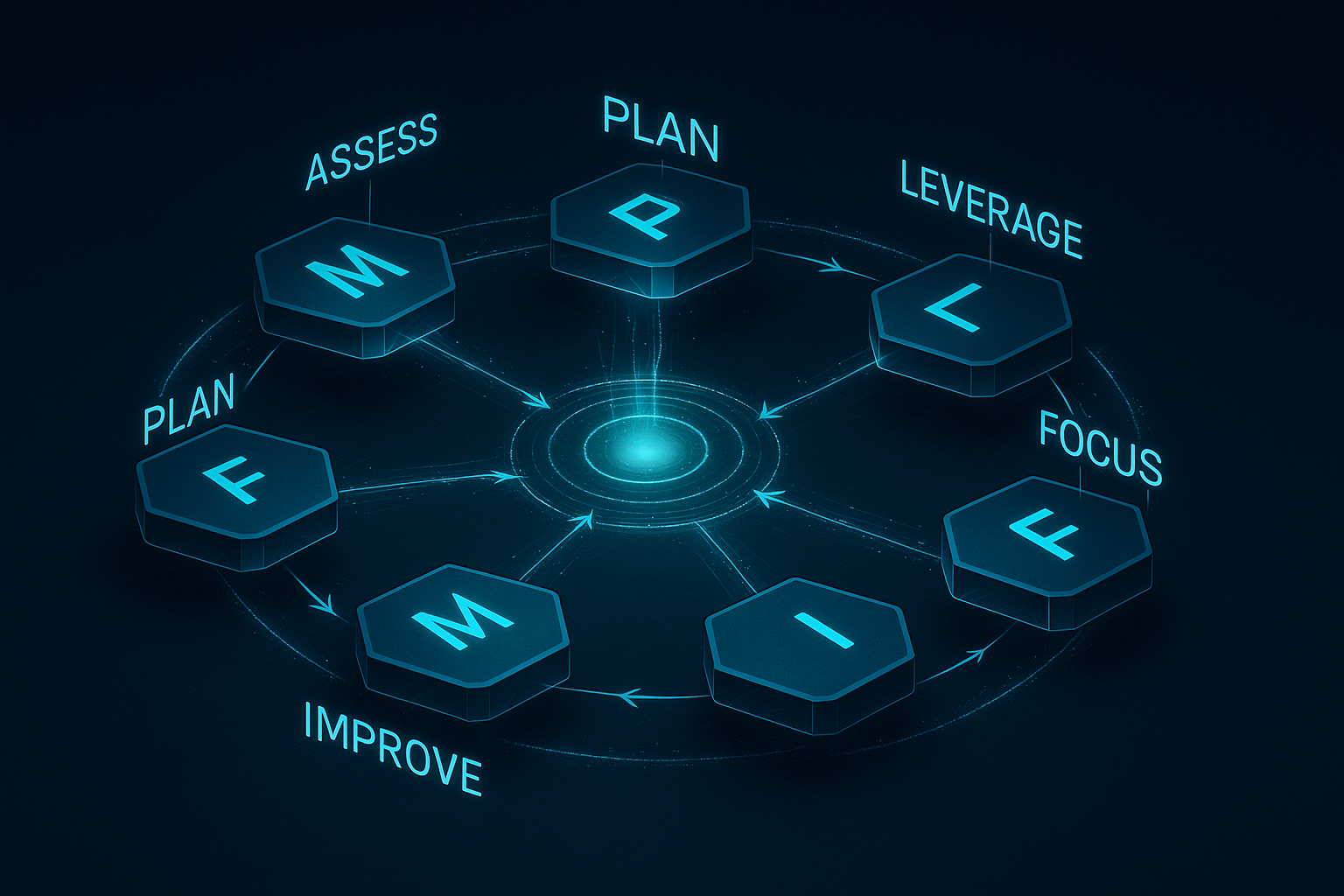 The AMPLIFY framework diagram showing all seven components for authentic content automation